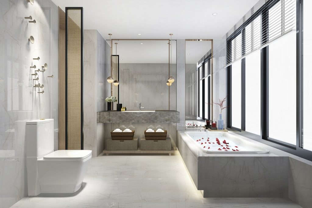 Immersive bathroom makeovers